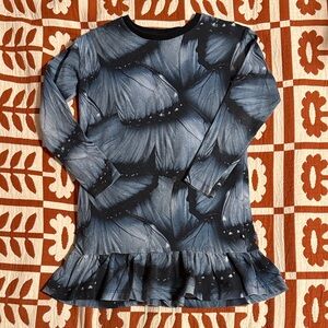 Molo Kids - Blue Butterfly Wing Print Dress